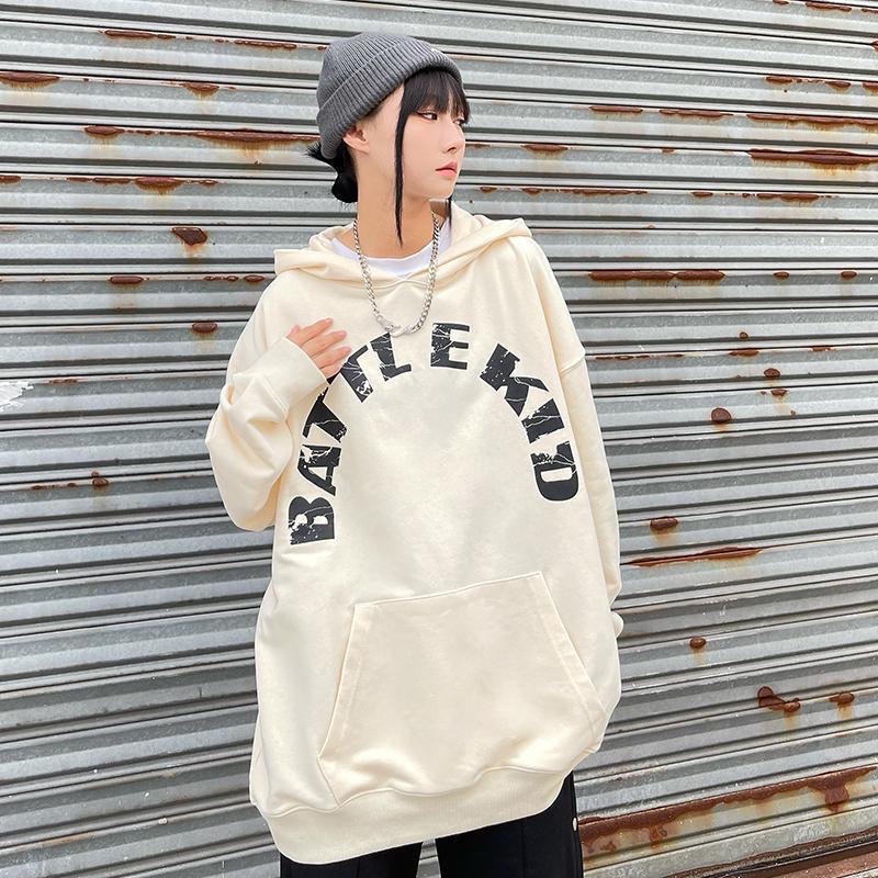 Áo hoodie nam nữ Battlekid dáng rộng