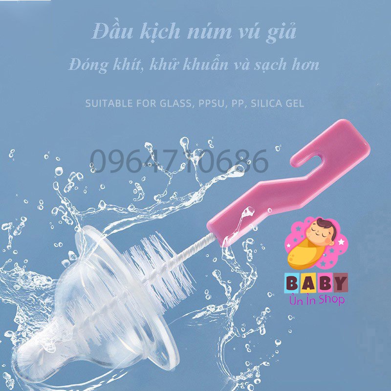 BỘ CỌ RỬA BÌNH SỮA &amp; NÚM TI SIÊU TIỆN LỢI