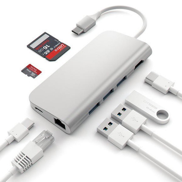 Cáp Usb Type C Letouch Multi Port Adapter 8 in 1