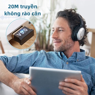 Máy Thu Bluetooth USB 5.0 Thu Bluetooth Truyền Bluetooth Máy Phát & Máy Thu Bộ Thu Phát Bluetooth