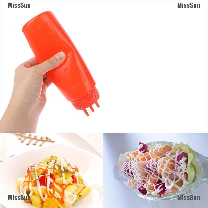 Bình Đựng Dầu / Giấm 3 Lỗ Dạng Bóp Tiện Dụng Khi Làm Salad