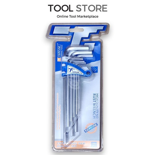 Bộ lục Giác Thẳng, Bi, Hoa thị - 9 cây TOPFINE