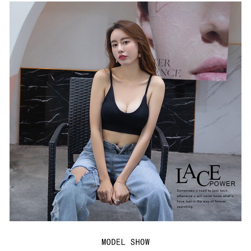 Áo Lót Nữ Sexy Nâng Ngực Hở Lưng 2 Dây Tôn Vòng1 - Áo Bra Nữ gợi cảm quyến rũ co giãn thoải mái mẫu BIGU01