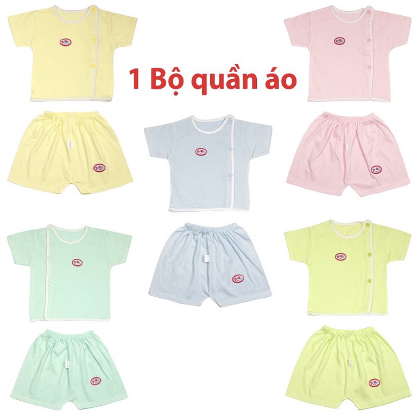 Bộ Baby born cộc tay cho bé sơ sinh