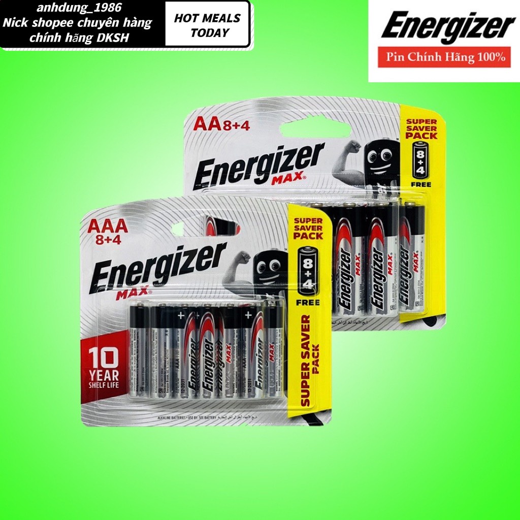 Pin Energizer Max AA & AAA E91, E92