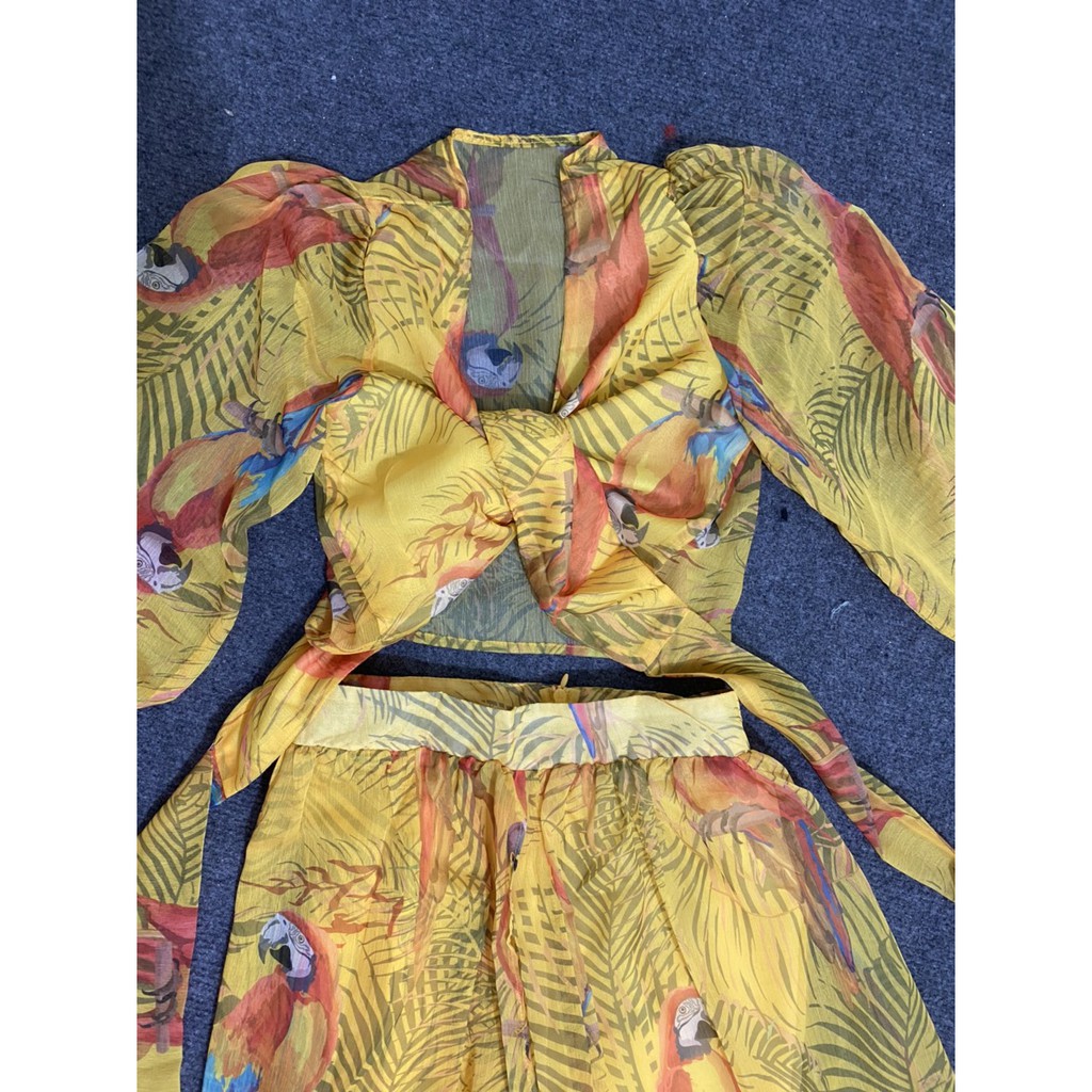 Set 2 Món Đi Biển, Đầm Maxi Đi Biển V97 Chất Voan Mềm Mát, Họa Tiết Hoa Rực Rỡ, Siêu Phẩm Cho Cô Nàng Sống Ảo. | BigBuy360 - bigbuy360.vn