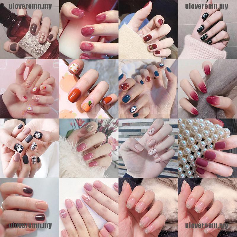 Set 24 Móng Tay Giả Màu Matte