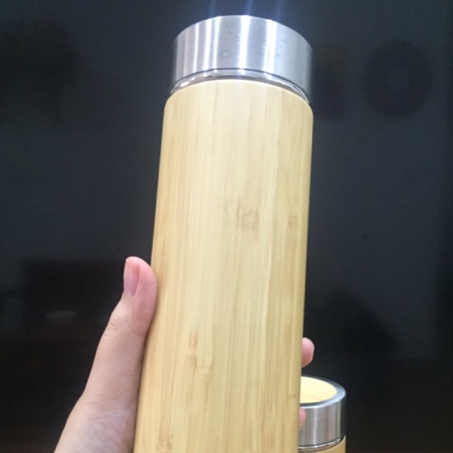 Bình giữ nhiệt Inox vỏ tre handmade Ecolife