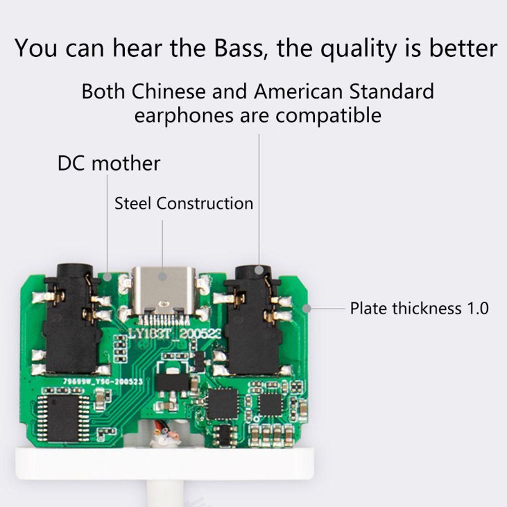 MYRONGVN Thẻ Âm Thanh USB C 3 Trong 1 Chuyên Dụng Cho Laptop / Điện Thoại