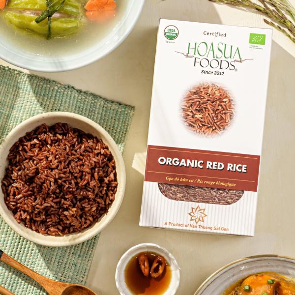 Gạo lứt đỏ hữu cơ Hoa sữa 1kg