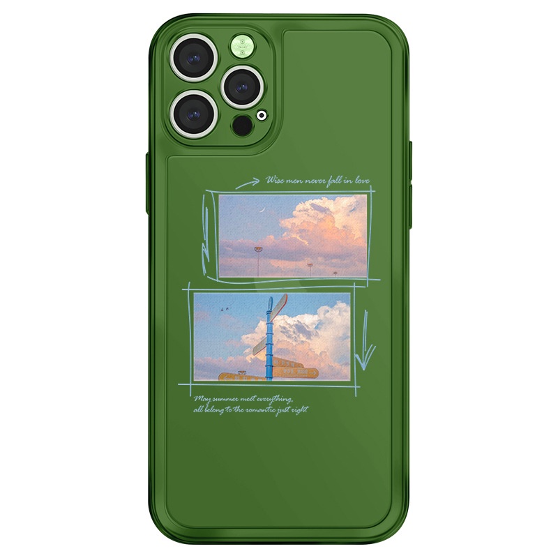 Ốp lưng iphone ốp Điện Thoại Tpu Trong Suốt Thời Trang Cho Iphone Xr Xs Max Xr 6s 8 7plus 11 Pro 12 Pro Max