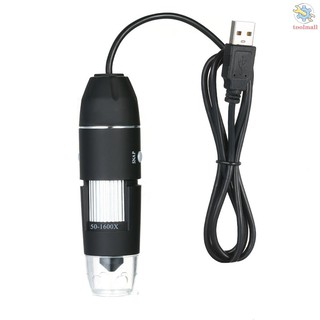 Kính lúp kỹ thuật số kkmoon 1600x có đèn led 8 bóng kết nối usb