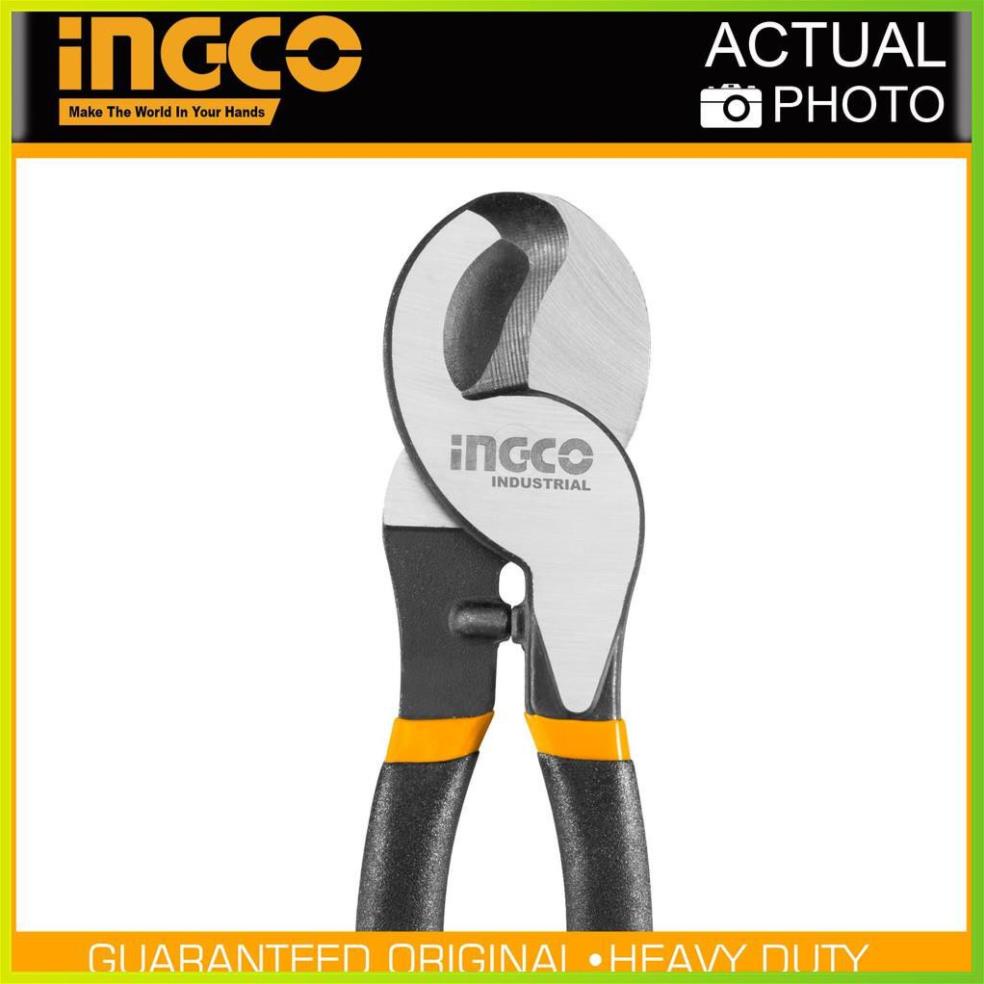 Kềm cắt cáp điện đầu lớn 10 inch/250mm Ingco HHCCB0210 Chất liệu thép carbon 55 đen bóng