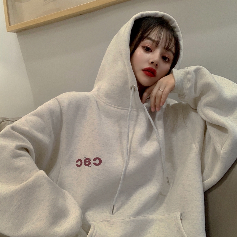 Áo hoodie phong cách Hàn Quốc năng động trẻ trung dành cho nữ