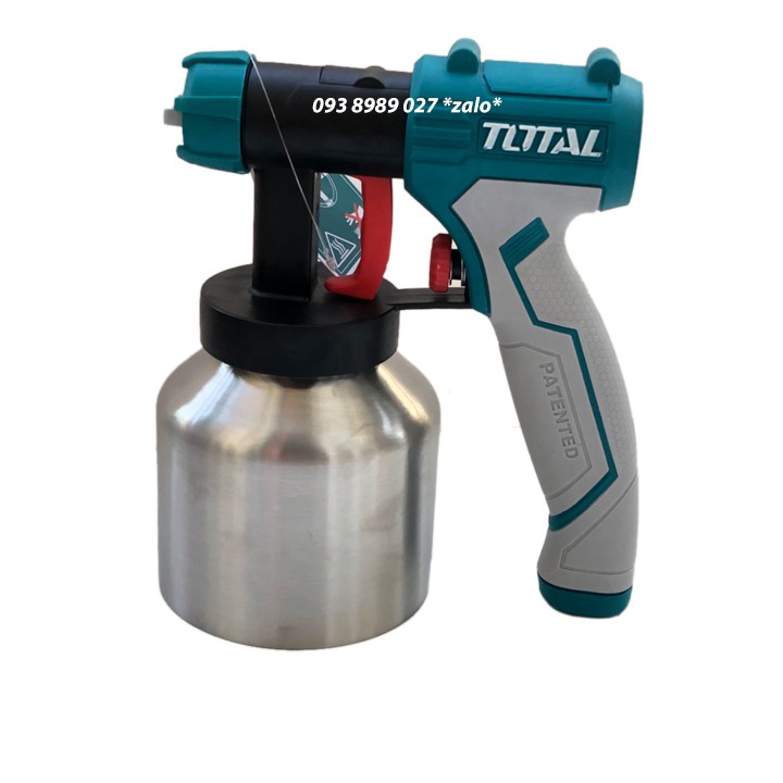 MÁY PHUN SƠN DÙNG ĐIỆN TOTAL 550W bình chứa bằng nhôm TT5006-2