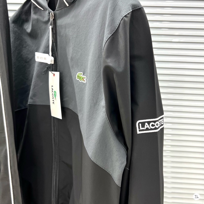 Set bộ gió Lascote 2 màu logo thêu chống nước siêu chất 4620, bộ gió nam đi phượt thêu logo