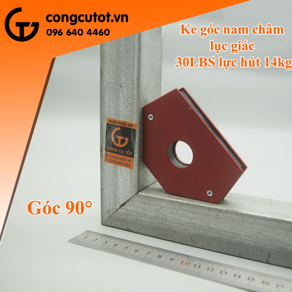 Ke góc nam châm lục giác 30LBS - 55LBS - 75LBS - 80LBS