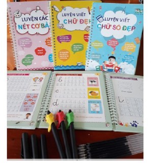 Combo bộ 3 quyển luyện viết thần kì cho bé