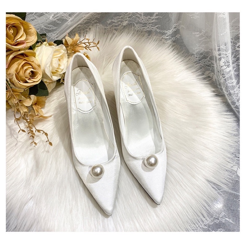 GIÀY CƯỚI ĐÍNH CHÂU CAO CẤP