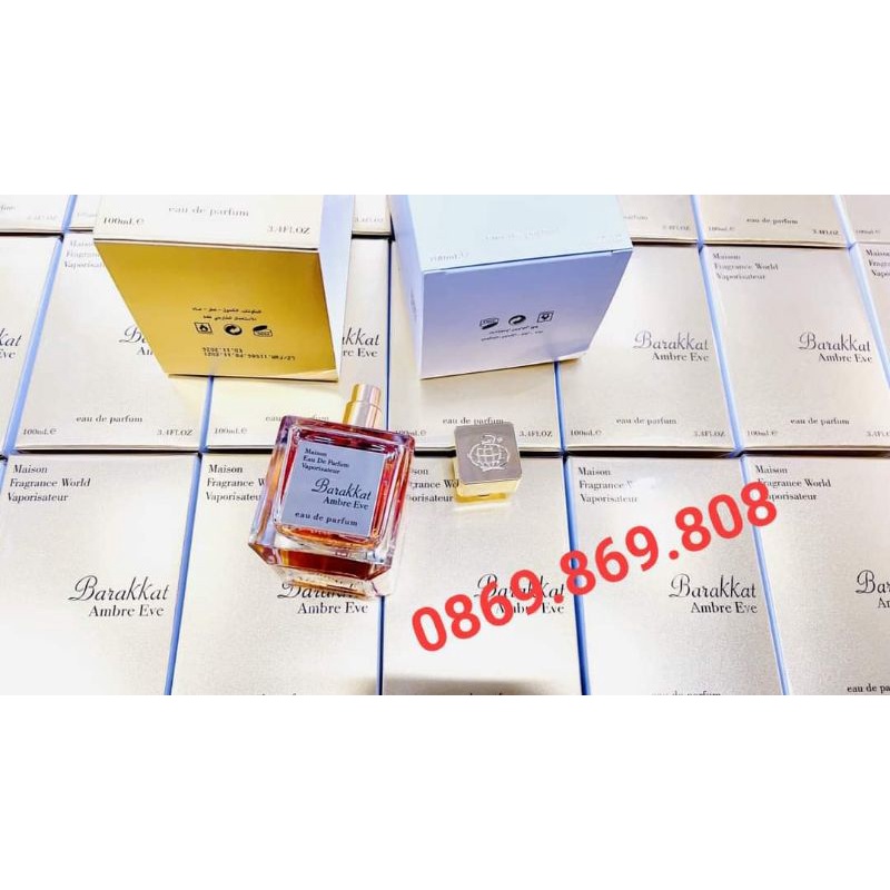 Nước hoa Dubai Barakkat Ambre Eve Eau De Parfum của Fragrance World