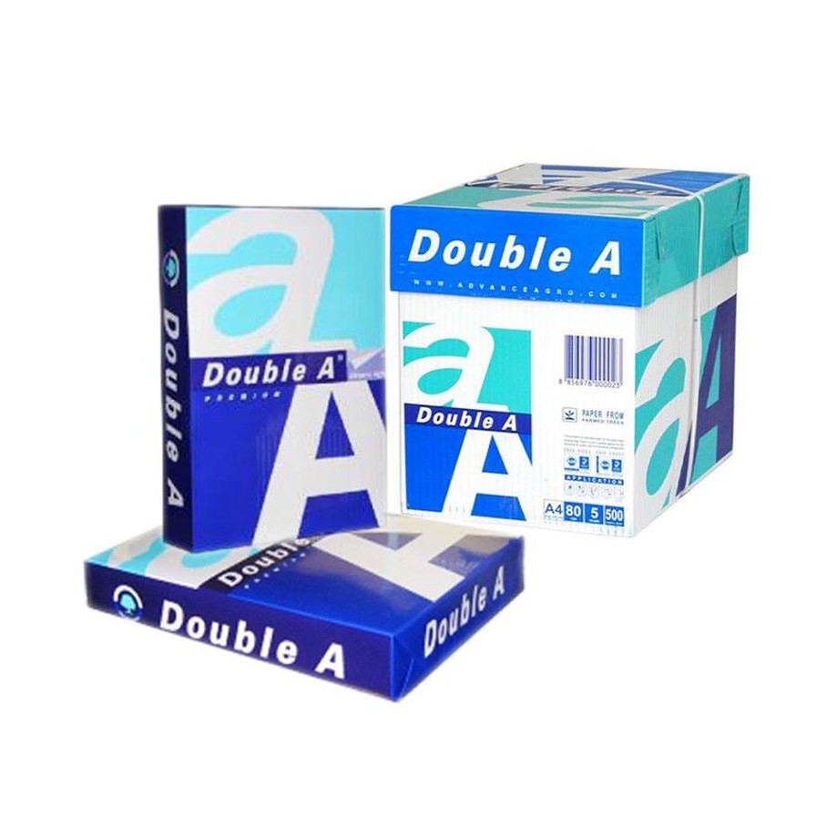 Giấy A4 double A 80gsm (giấy thùng nhập khẩu)