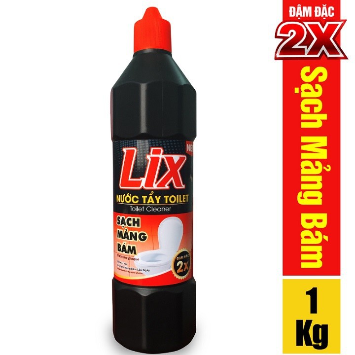 COMBO 3 chai nước tẩy toilet LIX đậm đặc  NTD01