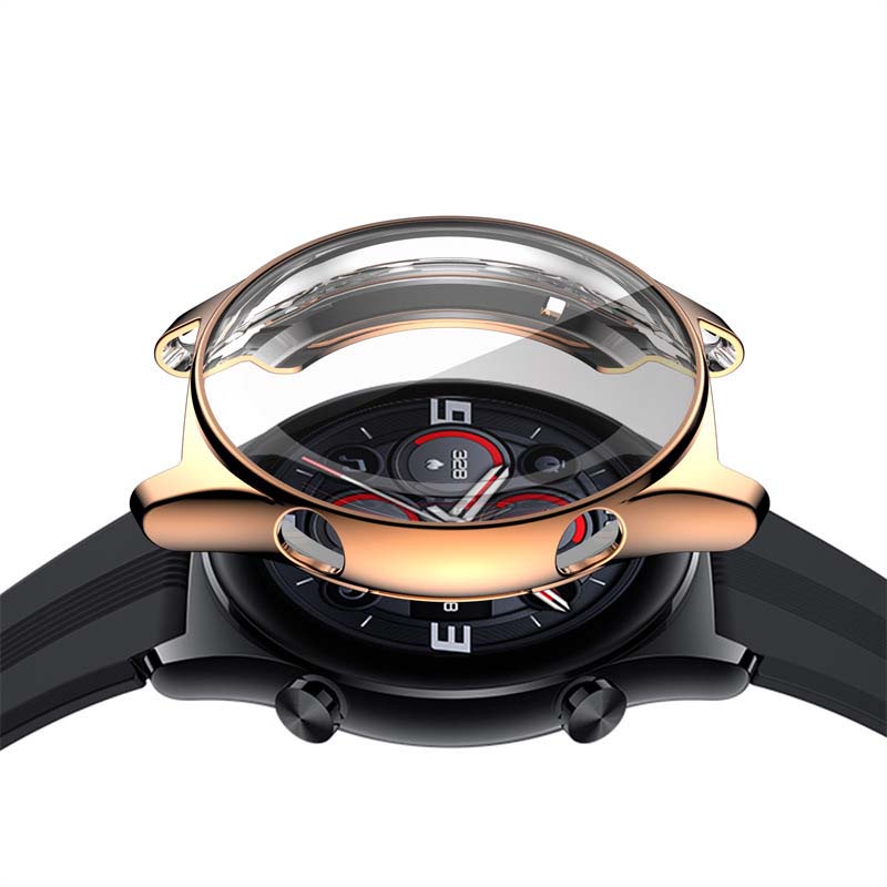 Ốp Bảo Vệ Đồng Hồ Thông Minh Huawei Honor Watch GS3 1.43" Bằng Silicon TPU Mềm Nhiều Màu Có Khung Bảo Vệ Màn Hình