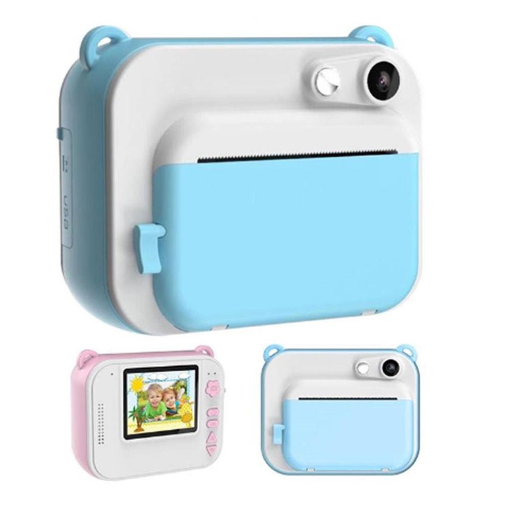 Máy ảnh trẻ em kỹ thuật số mini 2 inch DIY tức thì tự động in ảnh đen trắng | BigBuy360 - bigbuy360.vn