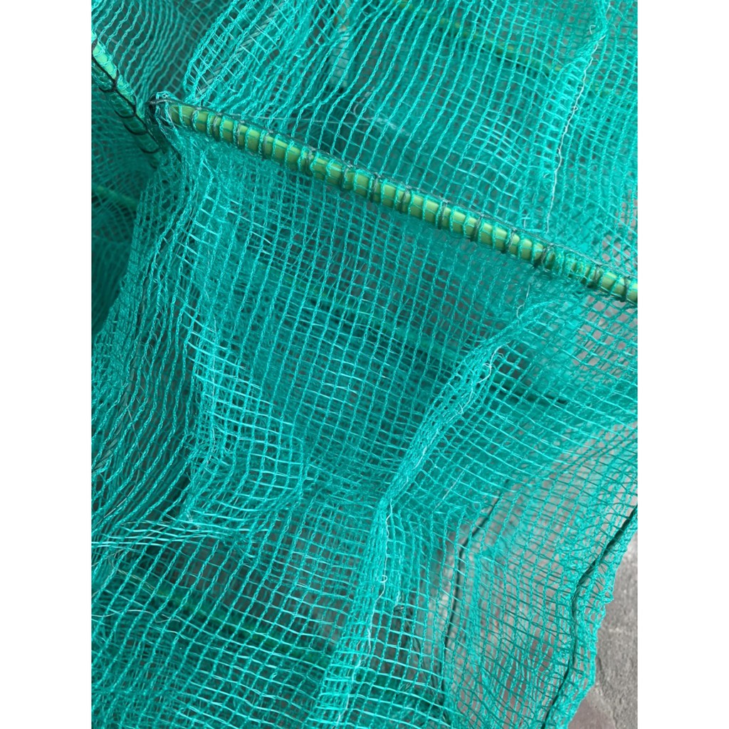 Lồng Bát Qúai , kích thước mini bánh trưng , chất liệu cước xanh etylen dệt kim, chuyên các khe ruộng , mương , kênh