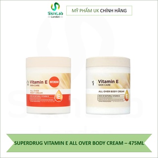 Kem dưỡng thể Superdrug Vitamin E Body Cream - 475ml (Bill Anh)