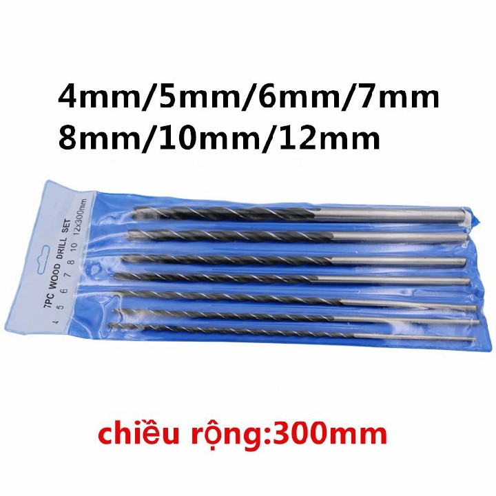 Bộ Mũi khoan gỗ 30CM
