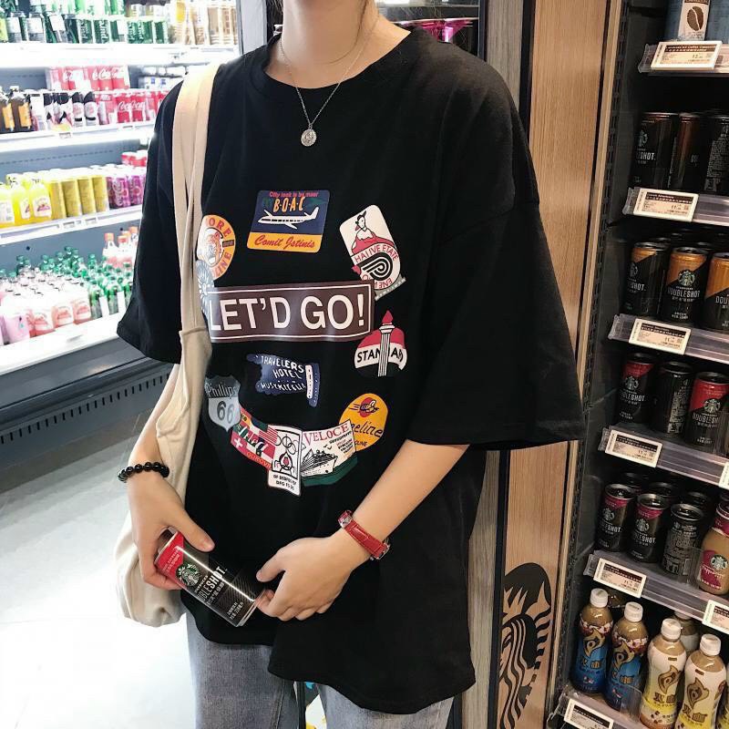Áo Thun Nữ FreeSize Tay Lỡ Cổ Tròn Unisex dưới 70kg,nhiều màu áo phông cotton in cực bền co dãn thoải mái  AT02
