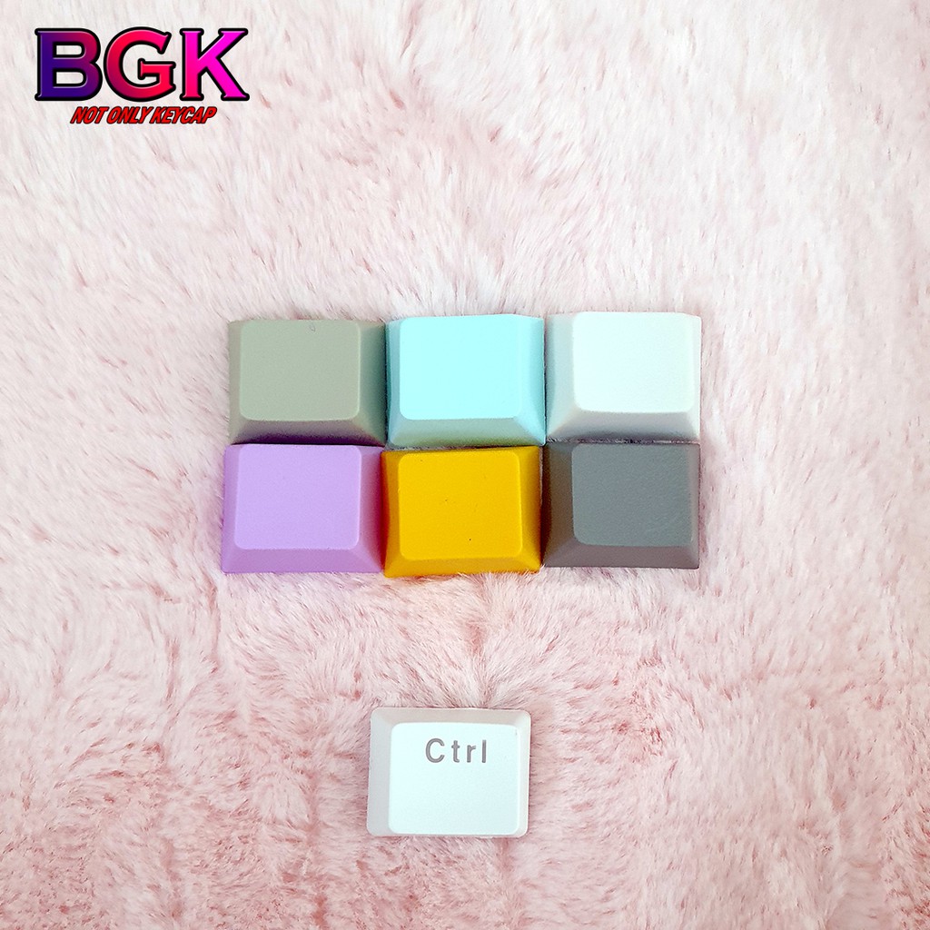 Keycap Lẻ 1,25U 1,5U 1,75U 2U 2,25U 2,75U 3U CHERRY Profile Blank trống Chất liệu PBT nhiều màu