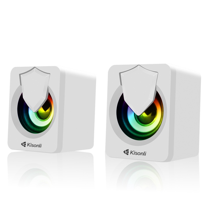 Loa vi tính 2.0 mini Kisonli L-1030 led RGB - nhỏ gọn  Nhất Tín Computer