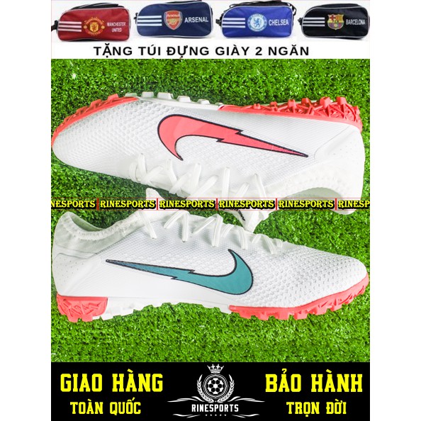 (HÀNG THAILAND) GIÀY BÓNG ĐÁ SÂN CỎ NHÂN TẠO 𝗡𝗶𝗸𝗲 Mercurial Vapor 13 Pro trắng đỏ .TF.CAM KẾT Y HÌNH-CAM KẾT HÀNG