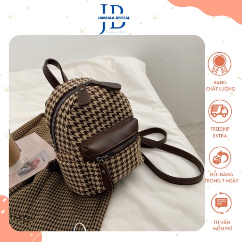 Balo mini nữ đẹp thời trang phong cách Hàn Quốc cute JAMBALA TA223