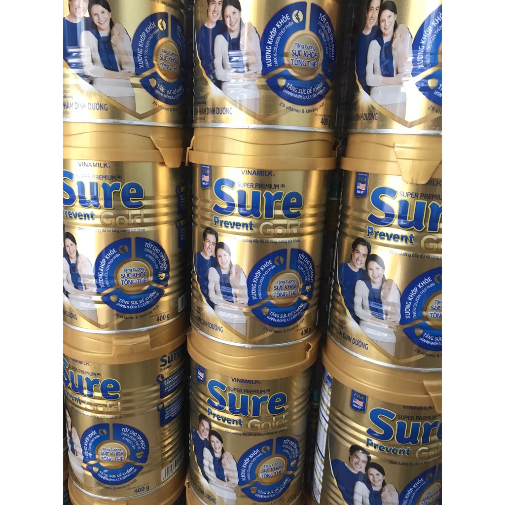 Sữa Vinamilk Sure Prevent Gold 900gr cho người lớn tuổi