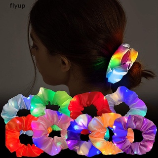 Dây cột tóc scrunchies có đèn led lấp lánh độc đáo thời trang