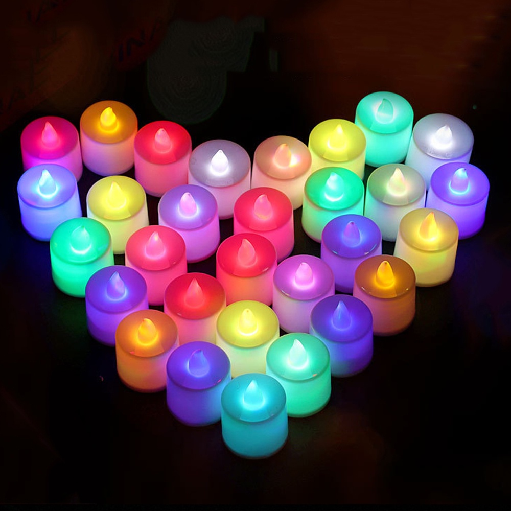 Đèn LED Hình Cây Nến Dùng Trang Trí Tiệc Giáng Sinh Và Năm Mới Lãng Mạn