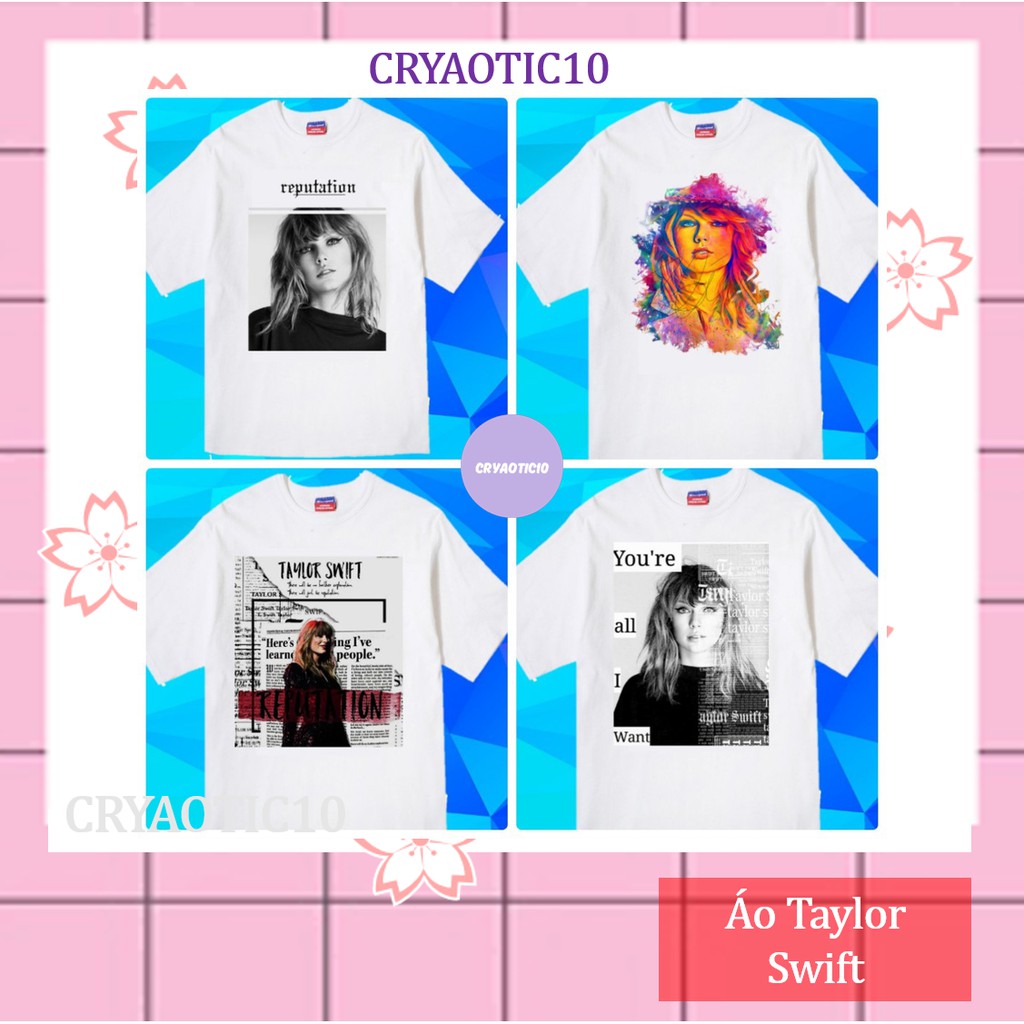 Áo tay lửng Taylor Swift Collection unisex | SG STORE