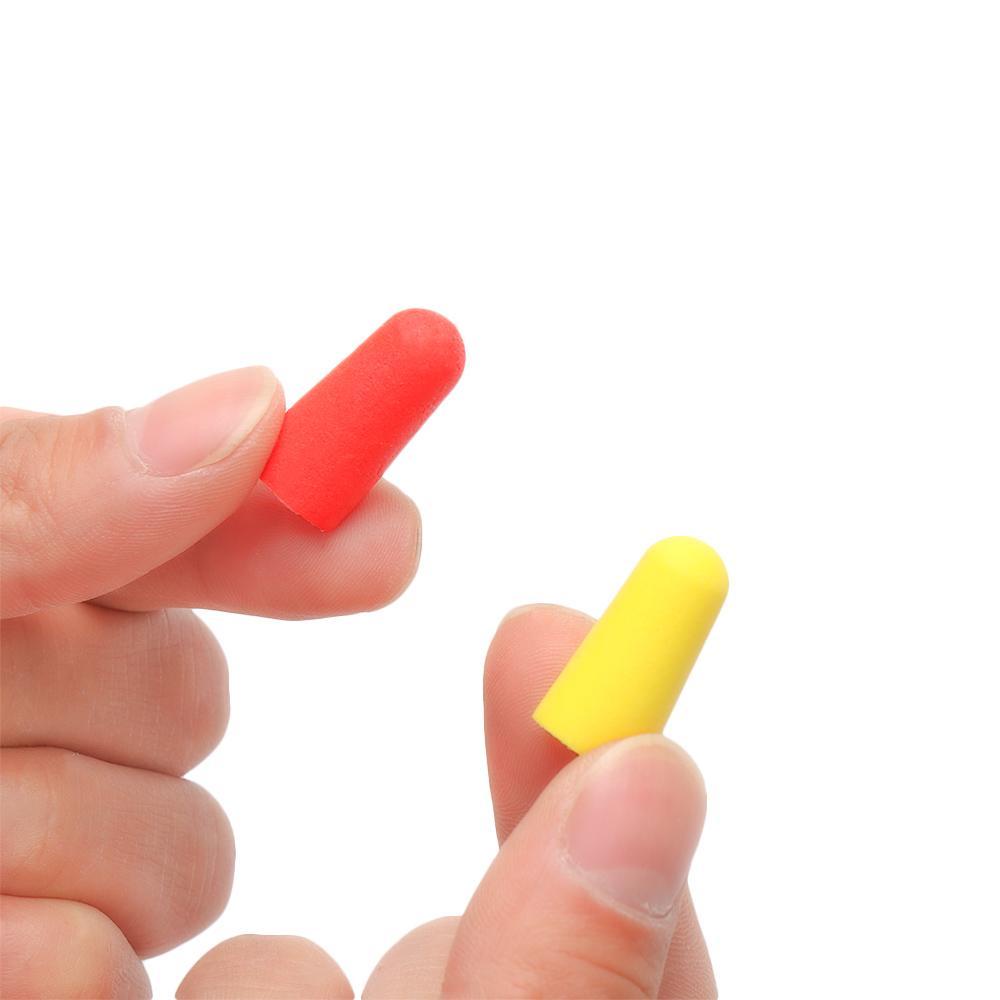 Bộ 10 Cặp Nút Bịt Tai Mềm Mại Màu Sắc Ngẫu Nhiên Dùng Khi Ngủ