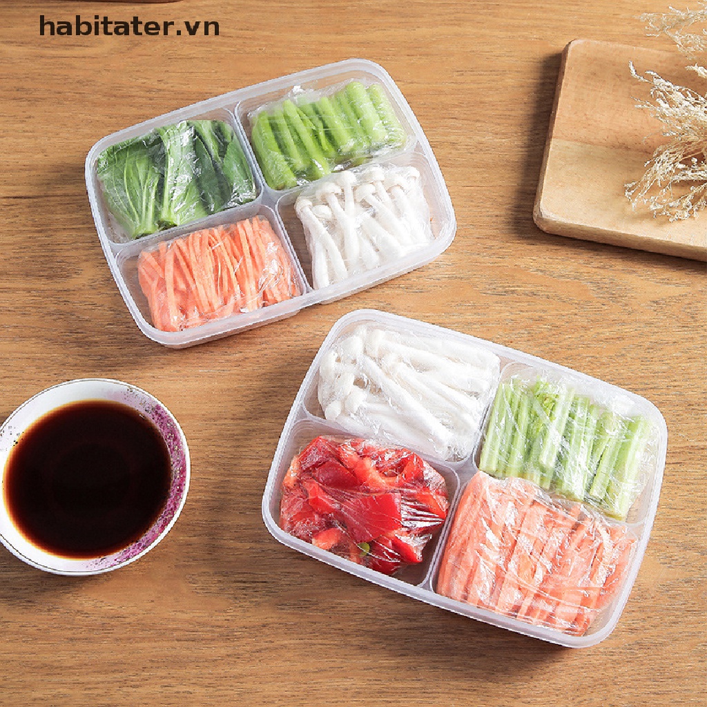Khay Đựng Thực Phẩm 4 Ngăn Trong Tủ Lạnh