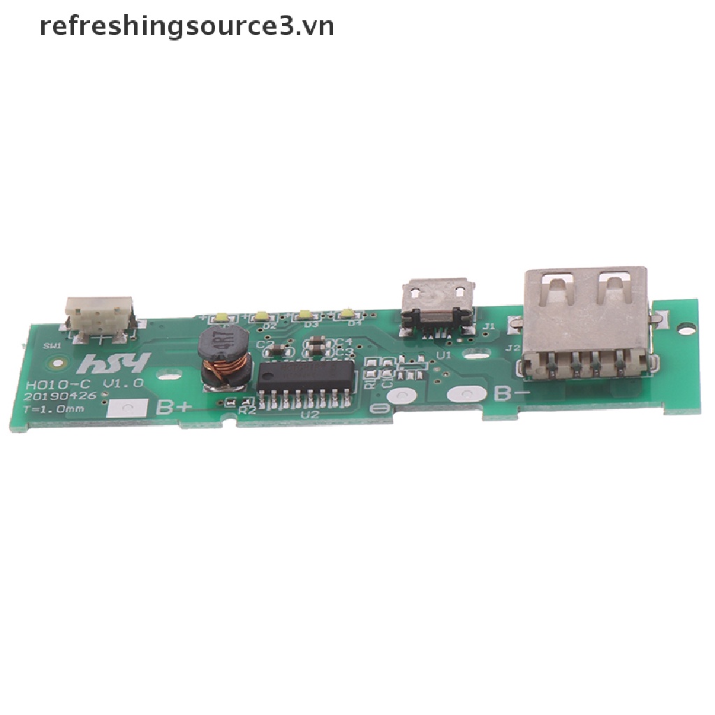 {HOT} Step Up Module 5V 1A Power Bank Charger Board For Mobile Phone 18650 DIY {refreshingsource3.vn}