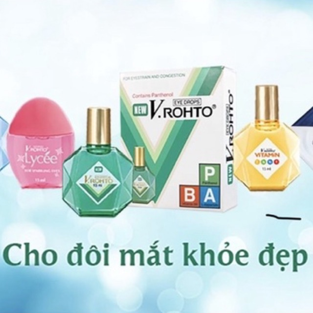 Nhỏ mắt VROHTO NEW dưỡng mắt - Chai 13ml