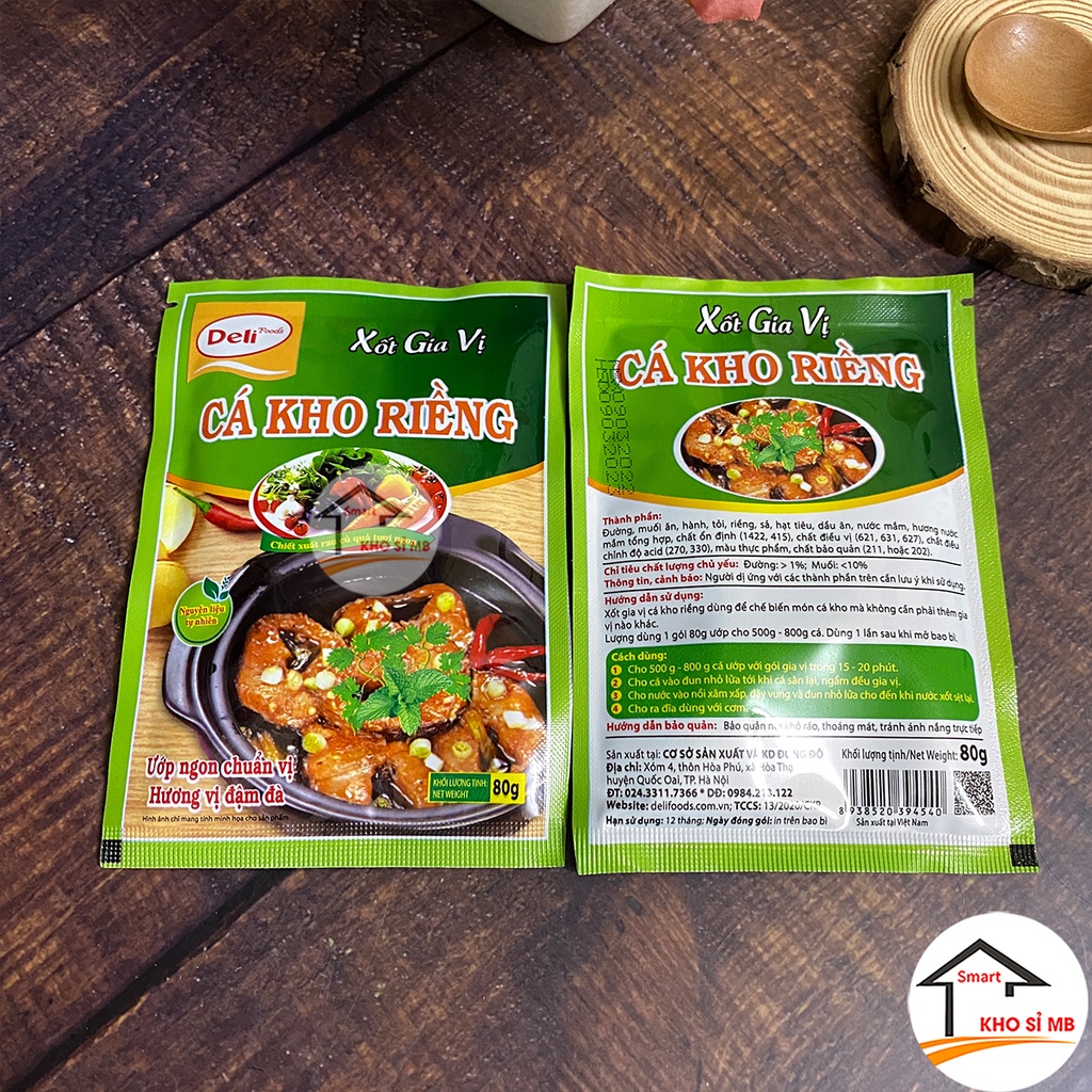 Sốt gia vị cá kho riềng deli  kho sỉ mb