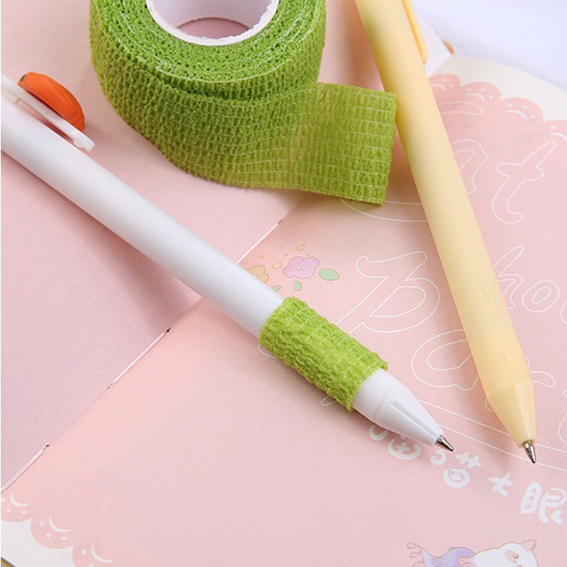 1 Cuộn Băng Dán Ngón Tay Thể Thao Bằng Vải Không Dệt Co Giãn Thoáng Khí Chống Nước Đa Năng 2.5cm*4.5m