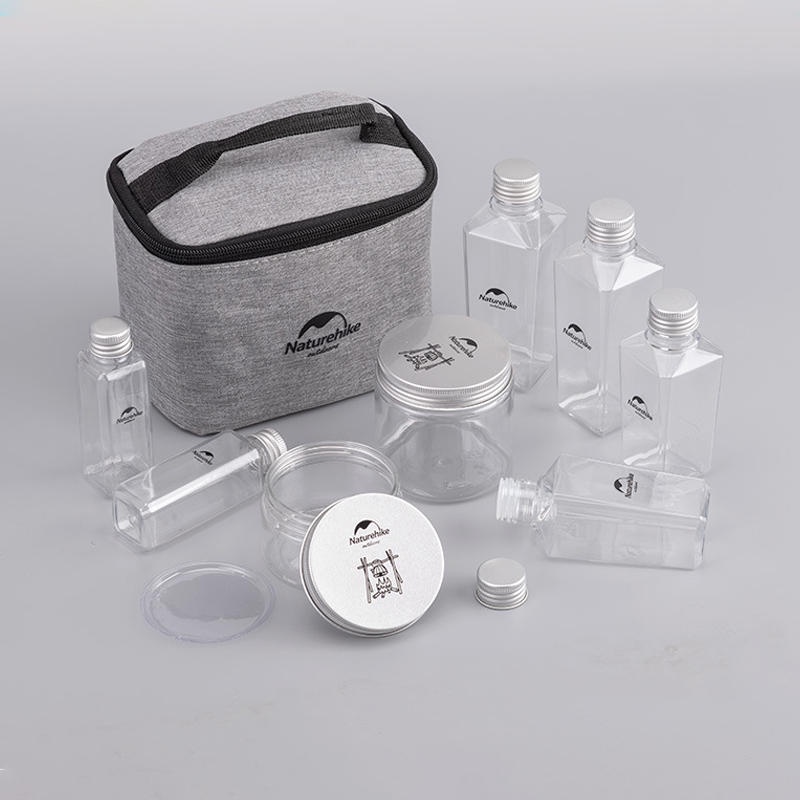 Bộ lọ đựng gia vị 8 món dã ngoại cắm trại du lịch Naturehike NH19T002-P