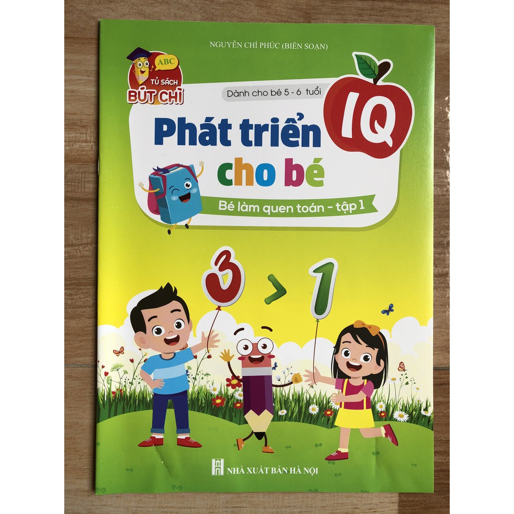 Sách Phát Triển IQ Cho Bé 5 đến 6 tuổi (Combo 8 quyển)