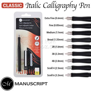 [ TAIPOZ ] - Viết máy CALLIGRAPHY kiểu chữ ITALIC ( Hãng Manuscript )