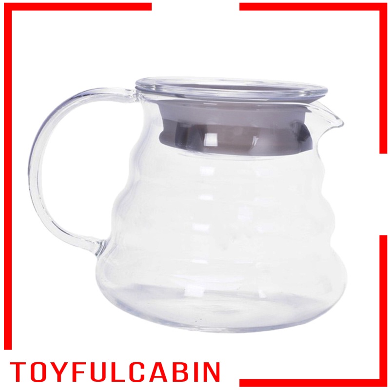 Kính Bình Thủy Tinh Pha Cà Phê Server 250 / 360 / 600 / 800ml Dung Tích 250ml